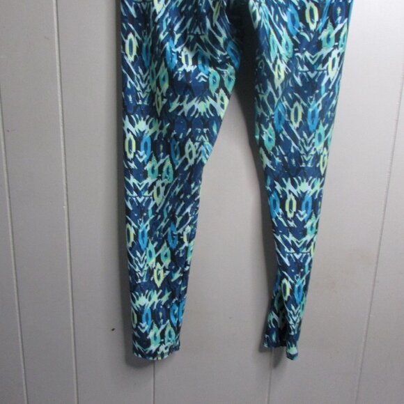 Everlast Leggings M Green Blue Athletic Workout - Picture 13 of 13